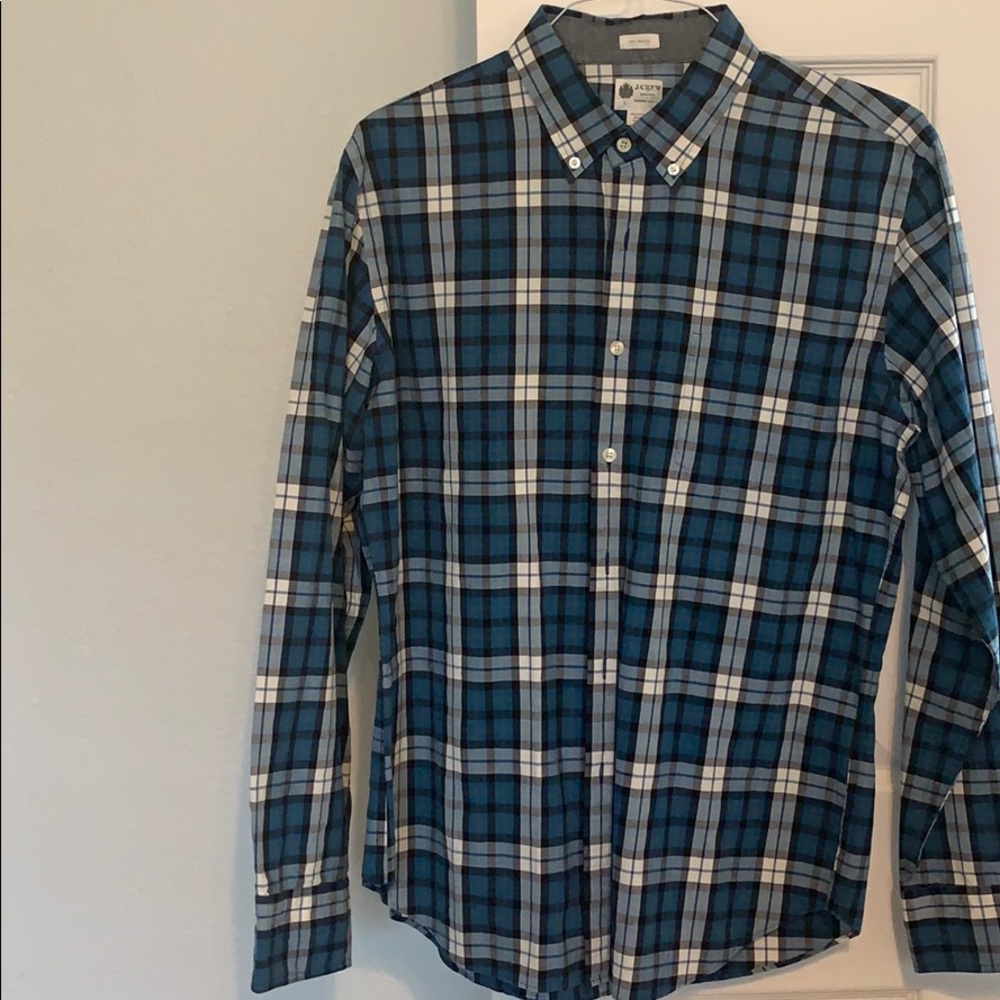 J CREW TAILORED FIT DRESS SHIRT